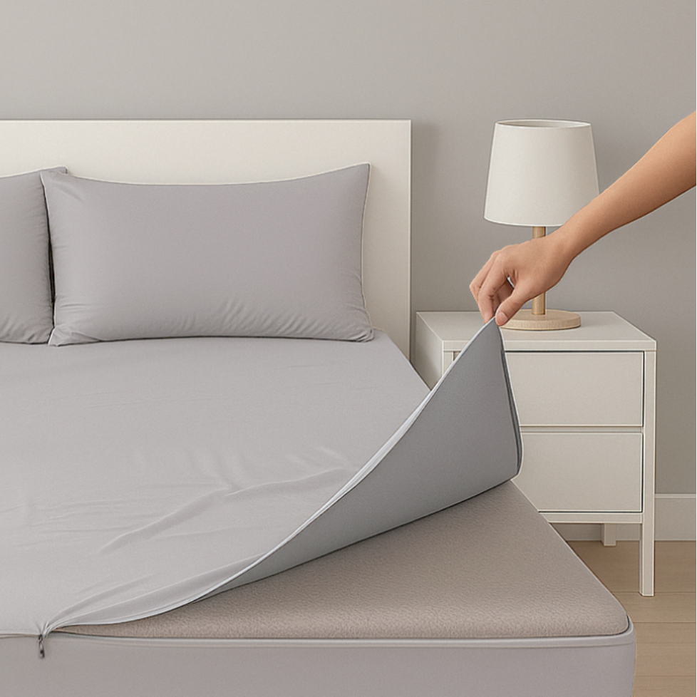 雙人 Zipbedz 可換面拉鏈床套｜附2塊可換頂面｜訂製尺寸