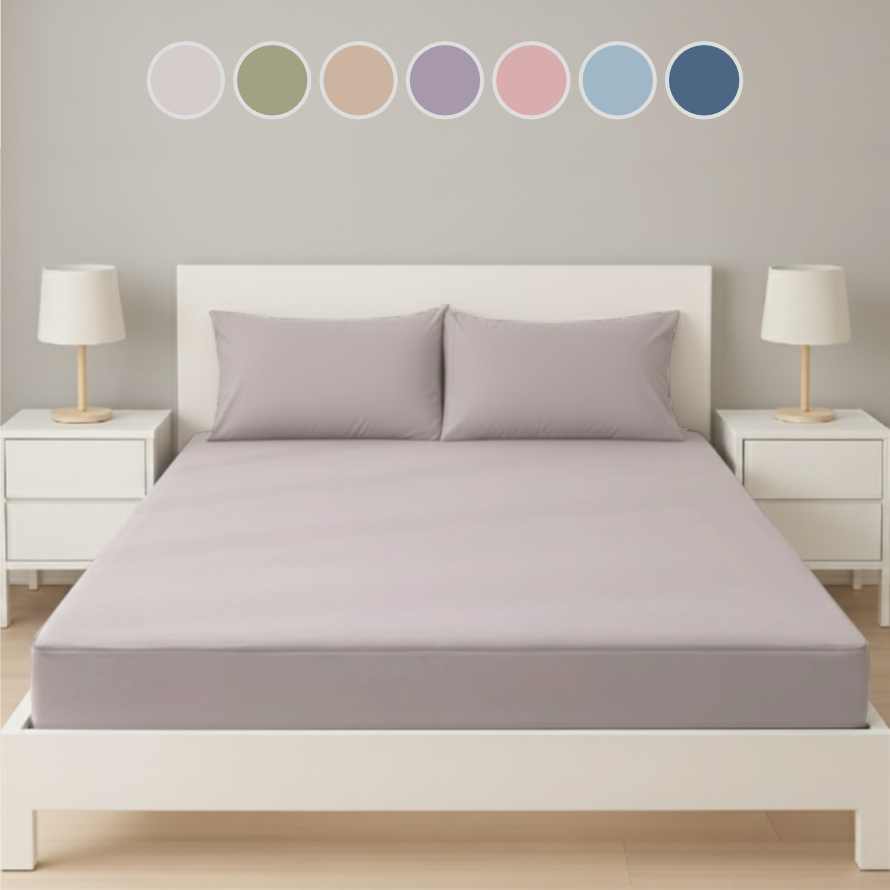 雙人拉鍊床套正面照 Zipbedz double zipper bedding, front view