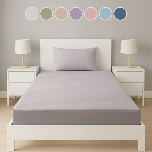 單人拉鍊床套正面照 Zipbedz double zipper bedding, front view