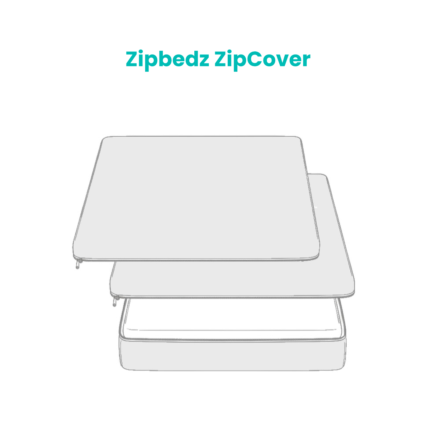 Zipbedz拉鏈床套，2塊替換床面+1底框 Zipbedz ZipCover, 2Covers + 1Base