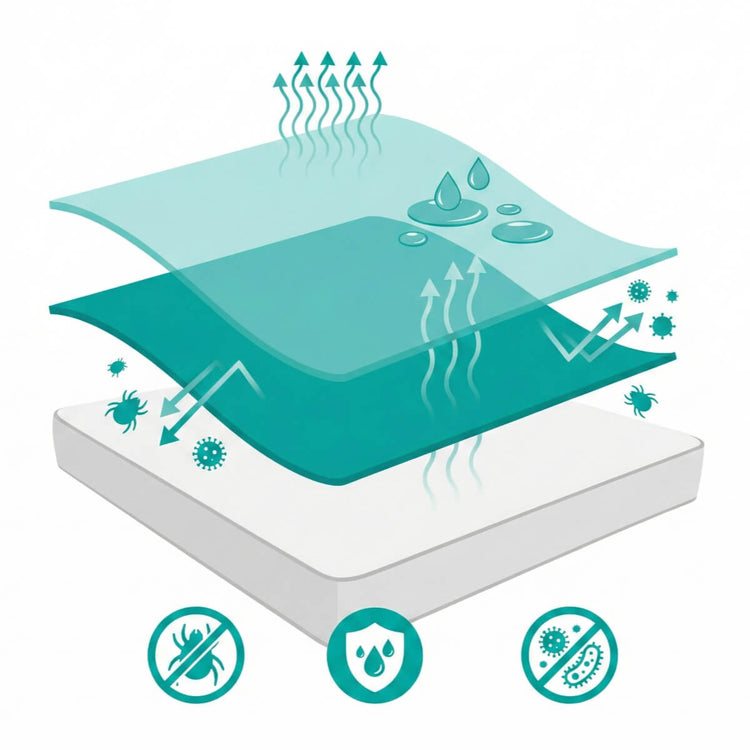 Zipbedz 拉鍊床笠防水防塵蟎 Waterproof & Dust Mite Barrier